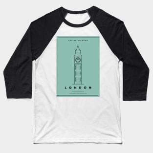 London Minimal Poster Baseball T-Shirt